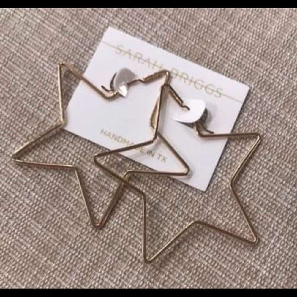Sarah Briggs Kennebec Star Hoop - New!